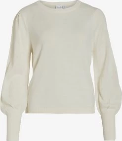 Vila Fijngebreide Truien Trui Ava Dames Wit