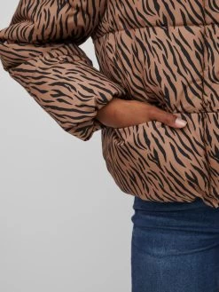 Winterjassen Winterjas Dames Lichtbruin -Vila 87d29d9e7d9a9d3c9bcfeaee4a5f8245