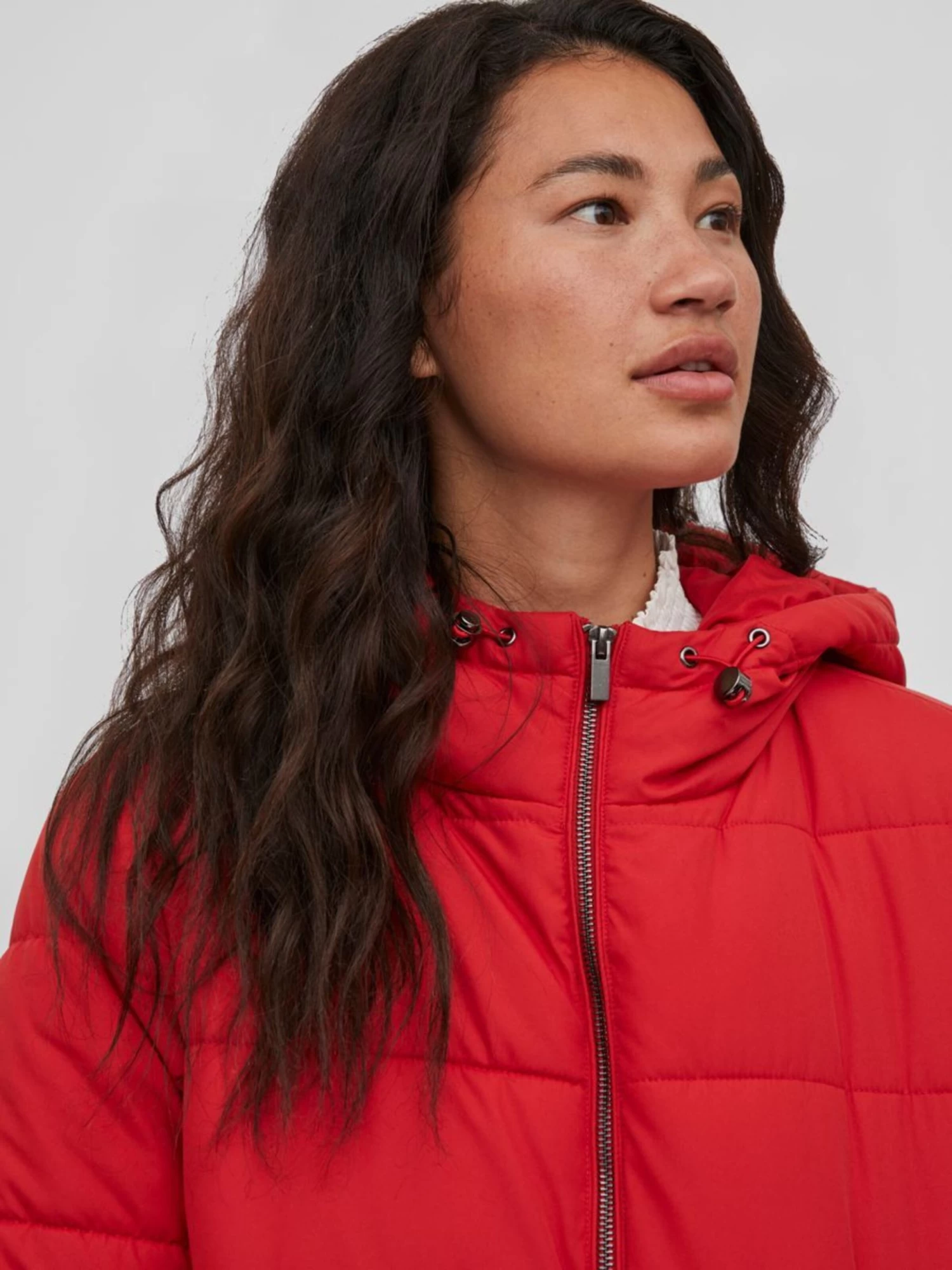 Vila Wintermantels Wintermantel Dames Rood 8 Vila Wintermantels Wintermantel Dames Rood - Afbeelding 6