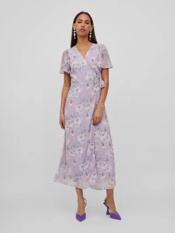 Vila Maxi Jurken Jurk Dames Lichtlila -Vila 8a11b00b3a3453126c2206b68ed6dc6c