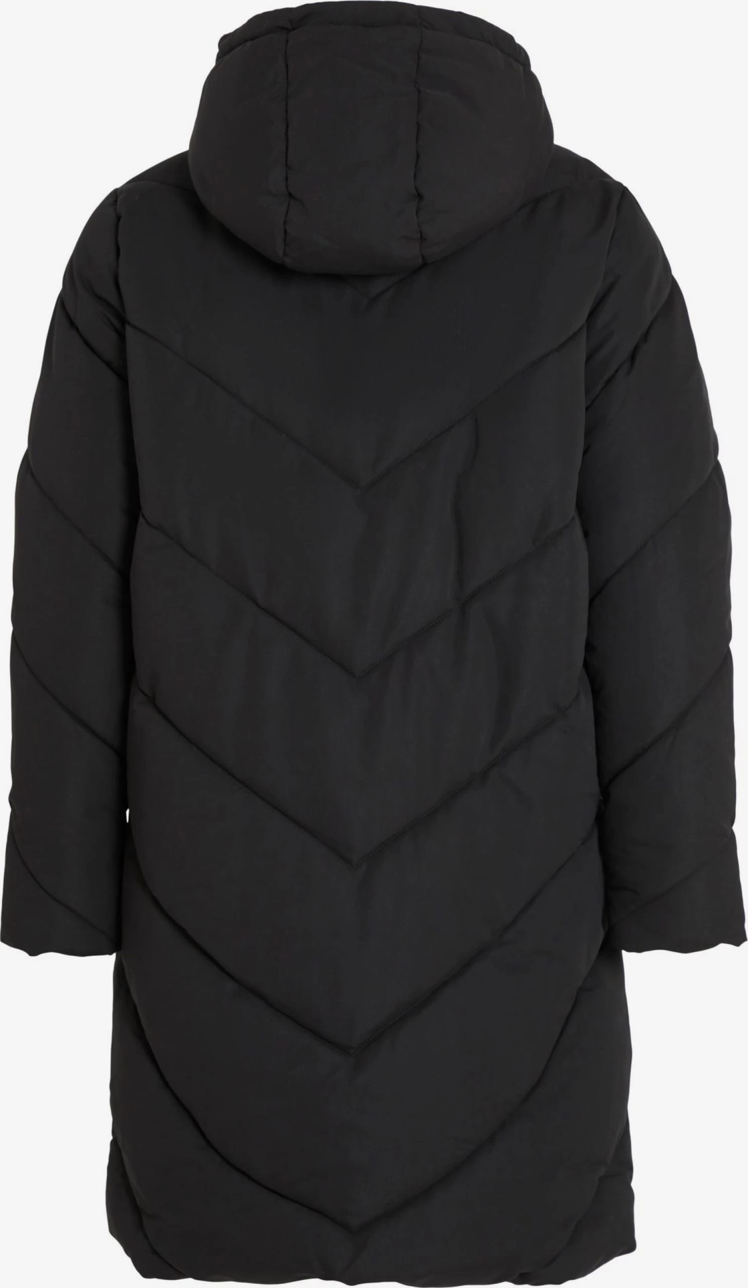 Vila Wintermantels Wintermantel Rust Dames Zwart 4 Vila Wintermantels Wintermantel Rust Dames Zwart - Afbeelding 2