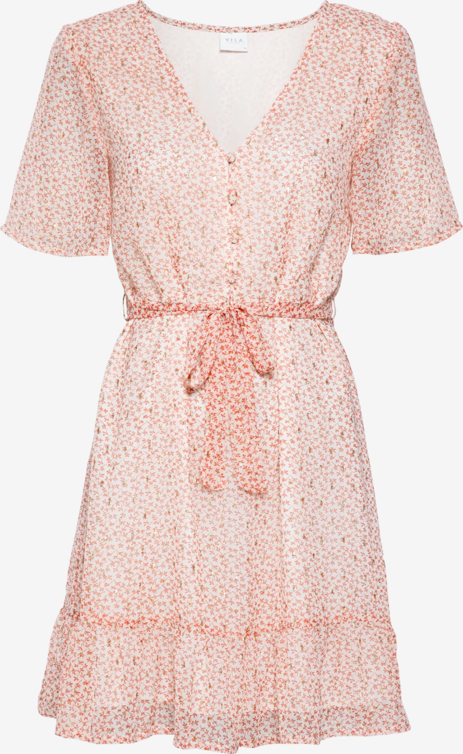 Vila Mini Jurken Jurk FALIA Dames Rood 3 Vila Mini Jurken Jurk FALIA Dames Rood