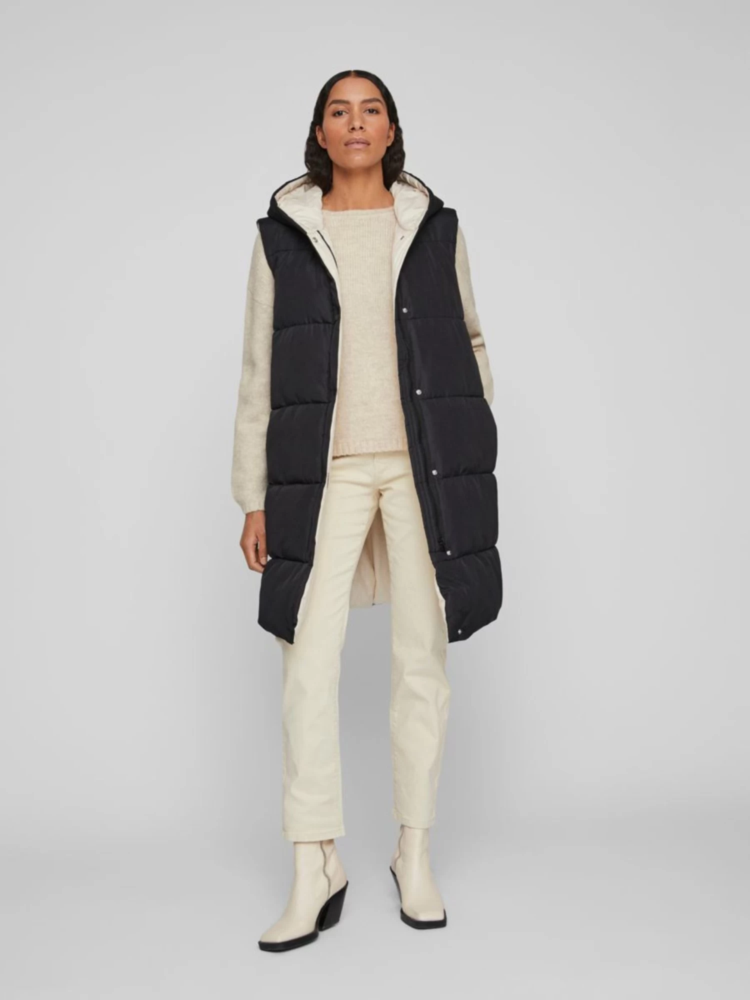 Vila Bodywarmers Bodywarmer Dames Zwart 6 Vila Bodywarmers Bodywarmer Dames Zwart - Afbeelding 4