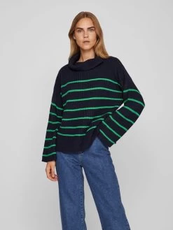 Vila Coltruien Trui Vigga Dames Navy -Vila 8b082dbdec6aaa443363393e30d35c82