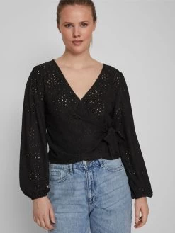 Vila Blouseshirts Blouse Kawa Dames Zwart -Vila 8c978ed1a7be14ac077b9de9c81a5060