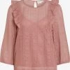Vila Kanten Blouses Blouse Nesa Dames Oudroze -Vila 8cf6774953809a0b9d720e513eb898b8