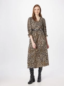 Vila Midi Jurken Jurk YANA Dames Beige / Camel -Vila 8d5345eb80433ffccdb2f656316430dc