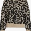 Vila Fijngebreide Truien Trui Ril Dames Beige Gemêleerd -Vila 8e2c82ea566a183b5b034942a93c7927