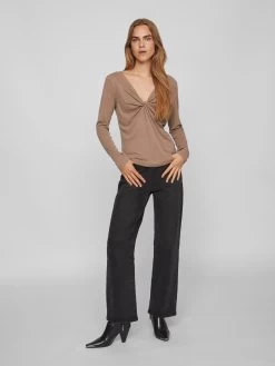 Vila Longsleeves Shirt Dames Lichtbruin 11 Vila Longsleeves Shirt Dames Lichtbruin -Vila 8ec73ae5191875d1cf13b9569cff5aaf