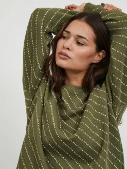 Vila Sweatshirts Sweatshirt Dames Olijfgroen -Vila 8f849a1db9cbb059499aa0c8e7dc0ef3