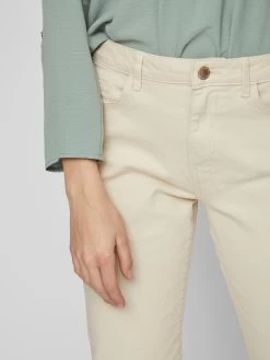 Vila Straight Regular Jeans ALICE Dames Beige -Vila 924ac34fcdb799ab9c2d700506de1577