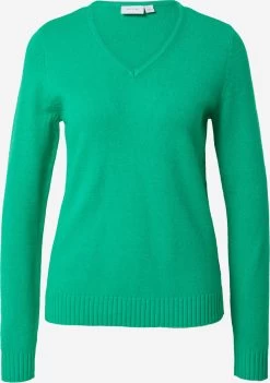 Vila Basic Truien Trui Ril Dames Jade Groen