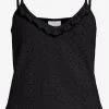 Vila Spaghetti Tops Top Kawa Dames Zwart -Vila 92d5df97f03a63106ed68c5c8f27db2d