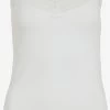 Vila Kanten Tops Top Dames Offwhite -Vila 9348a5c5ed9cd3da4a68d8efc75b0fff