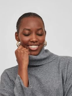 Vila Truien Trui Dames Grijs -Vila 938fe7ffe81f671832460e912427651d