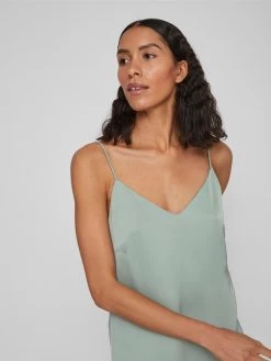 Vila Midi Jurken Jurk Dames Pastelgroen 13 Vila Midi Jurken Jurk Dames Pastelgroen -Vila 93af210380aa2c43b2e1986082003b33