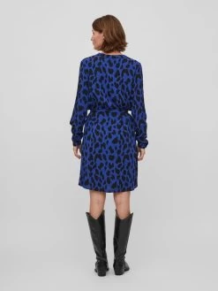 Vila Mini Jurken Jurk Dames Blauw -Vila 93d1902719c467ba5bfc29719ec10bff