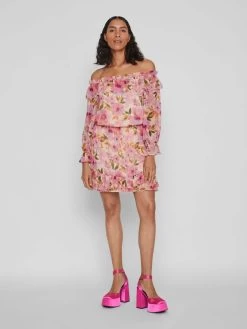 Vila Zomerjurken Zomerjurk Azura Dames Pink -Vila 945932679eff9012a5c808b139adb0ed