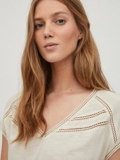 Vila T-shirts Shirt Noel Dames Crème 15 Vila T-shirts Shirt Noel Dames Crème -Vila 945fbb406236ef18b0b42c7bab55dd35