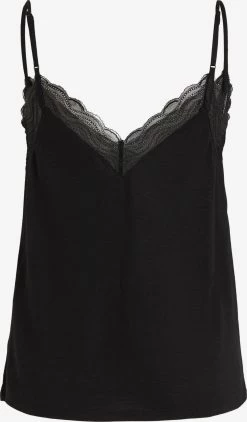 Vila Kanten Tops Top NOEL Dames Zwart