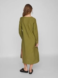 Vila Blousejurken Blousejurk Dames Groen -Vila 94d941ce6483a36149a7522087c4bcb4