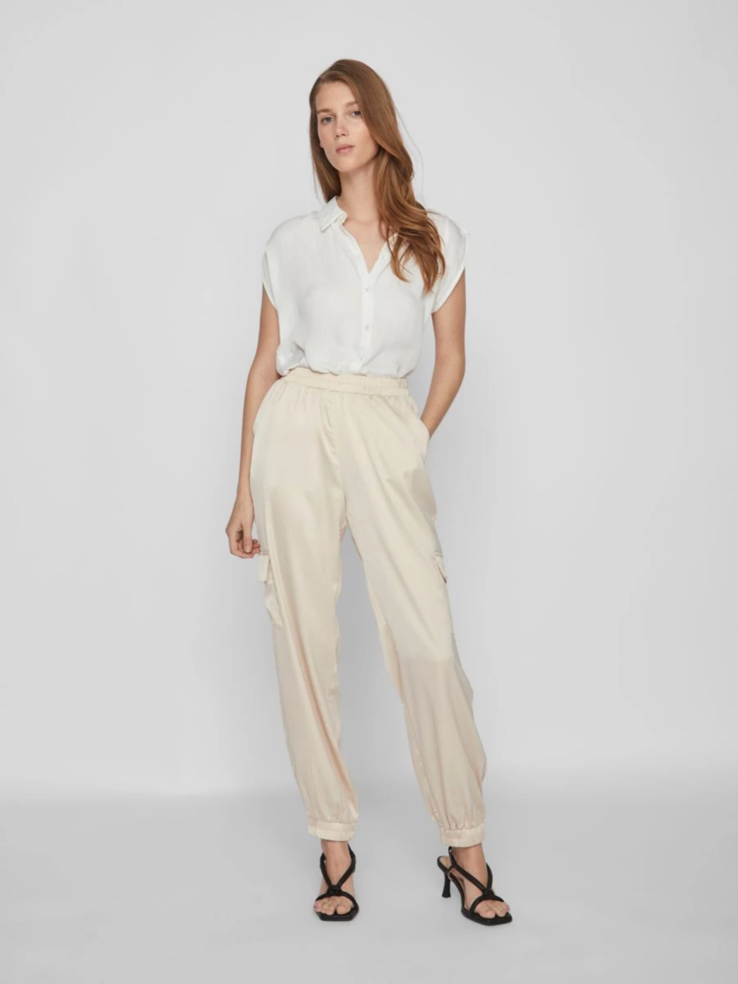 Vila Blouse Tops Blouse Dames Wit 7 Vila Blouse Tops Blouse Dames Wit - Afbeelding 5