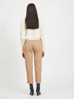 Vila Basic Truien Trui ELASTA Dames Wolwit -Vila 96cd0fc7a36849c0daa70f26aa8df767