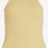 Vila Spaghetti Tops Top Athalia Dames Lichtgeel -Vila 96f91e5195f0b68fc89c02ad7685fb40