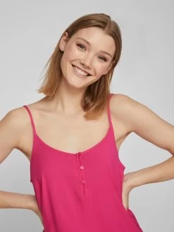 Vila Blouse Tops Blouse PAYA Dames Rood -Vila 97aadcf2a70cc9ad5f89f7d5f40dce08