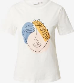 Vila T-shirts Shirt VULKAN Dames Wit