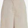 Vila Shorts Wide Leg Broek Dames Beige -Vila 993ec7e58cabb76ce7b1bb4af058f13c