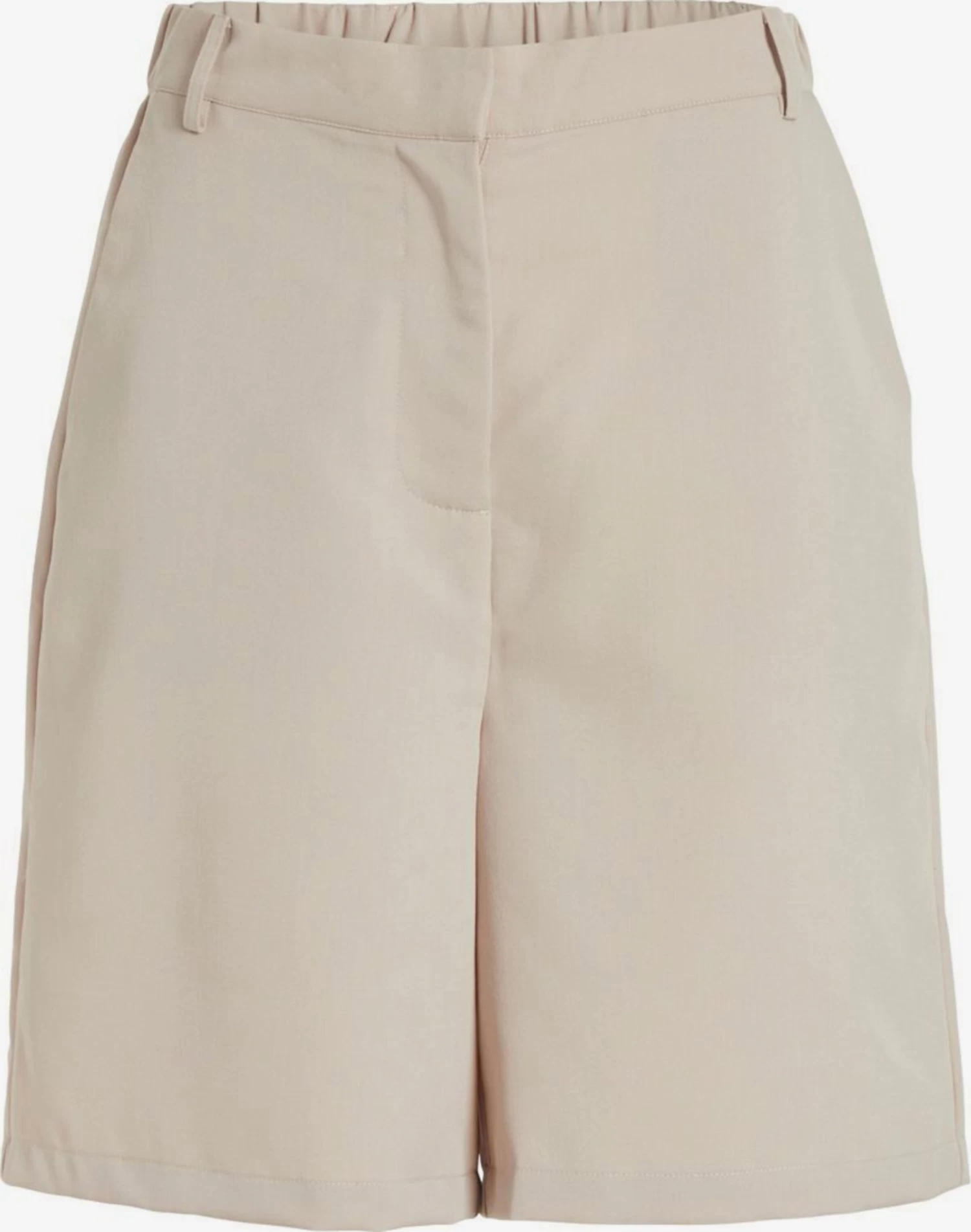 Vila Shorts Wide Leg Broek Dames Beige 3 Vila Shorts Wide Leg Broek Dames Beige