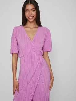 Vila Midi Jurken Jurk Dames Eosine -Vila 9973244bbb849cea68059d9b09690a8a