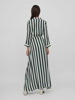 Vila Maxi Jurken Jurk Dames Donkergroen / Wit 11 Vila Maxi Jurken Jurk Dames Donkergroen / Wit -Vila 99807515532c65982a9ad1b91033a0d6