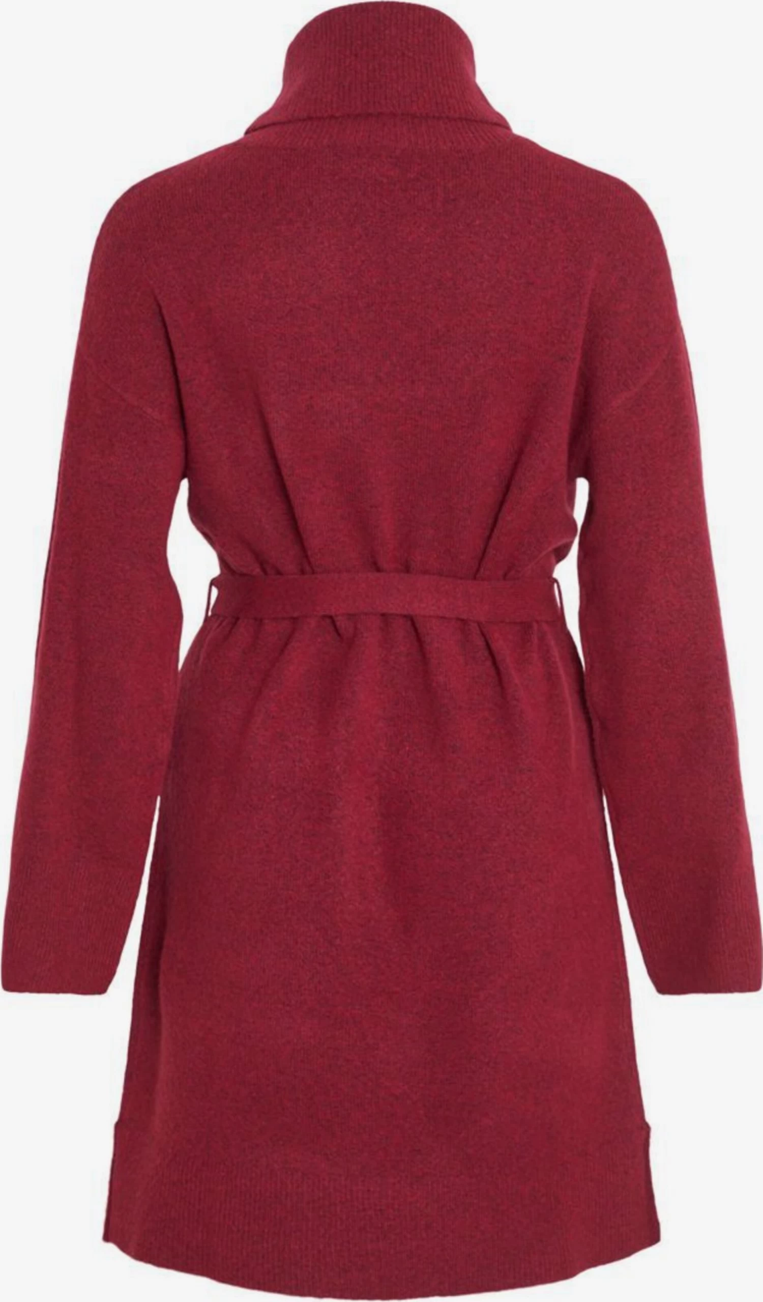 Vila Gebreide Jurken Gebreide Jurk Dames Rood Gemêleerd 4 Vila Gebreide Jurken Gebreide Jurk Dames Rood Gemêleerd - Afbeelding 2