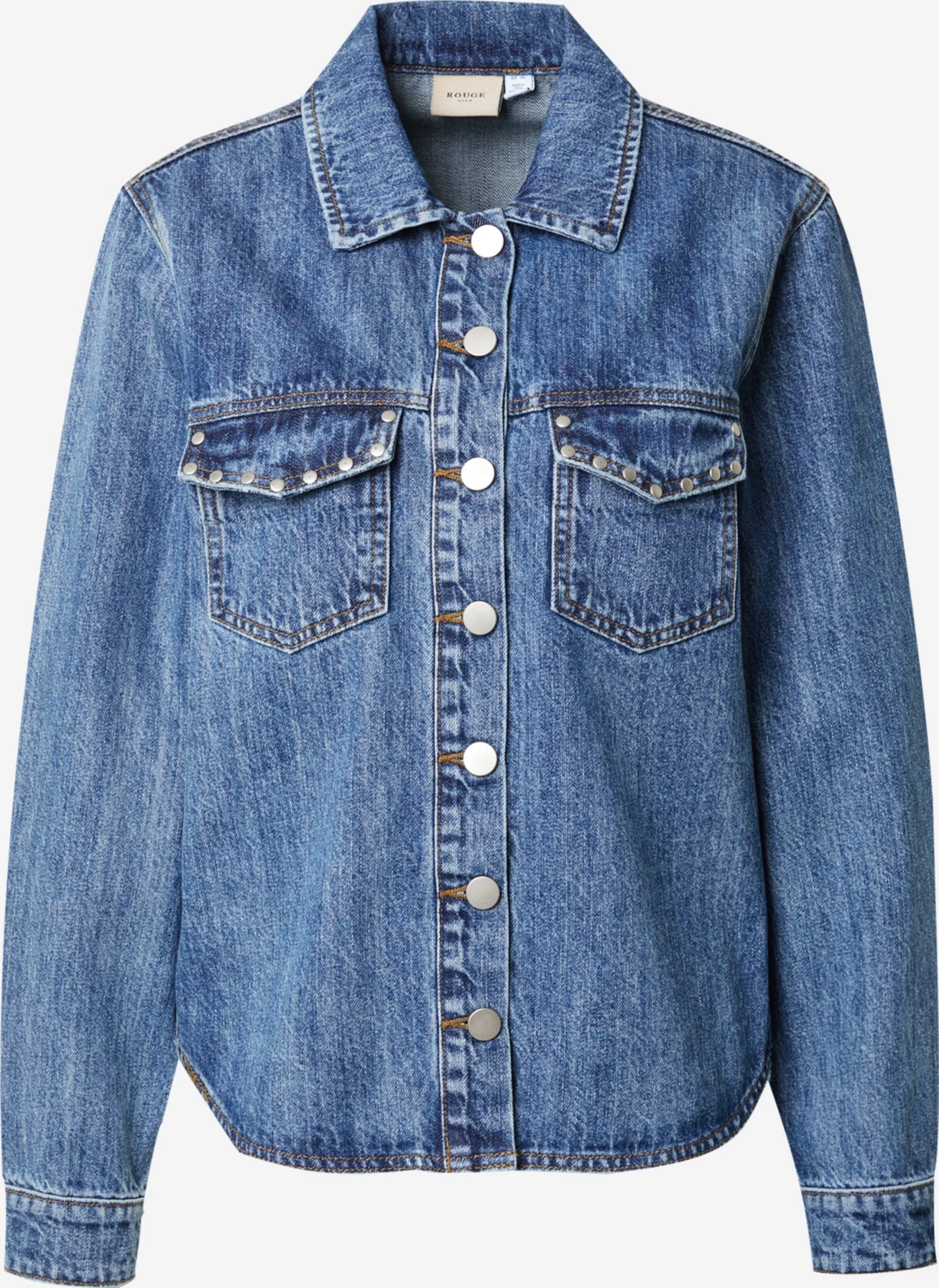 Spijkerblouses Blouse JOLINE Dames Blauw 3 Spijkerblouses Blouse JOLINE Dames Blauw