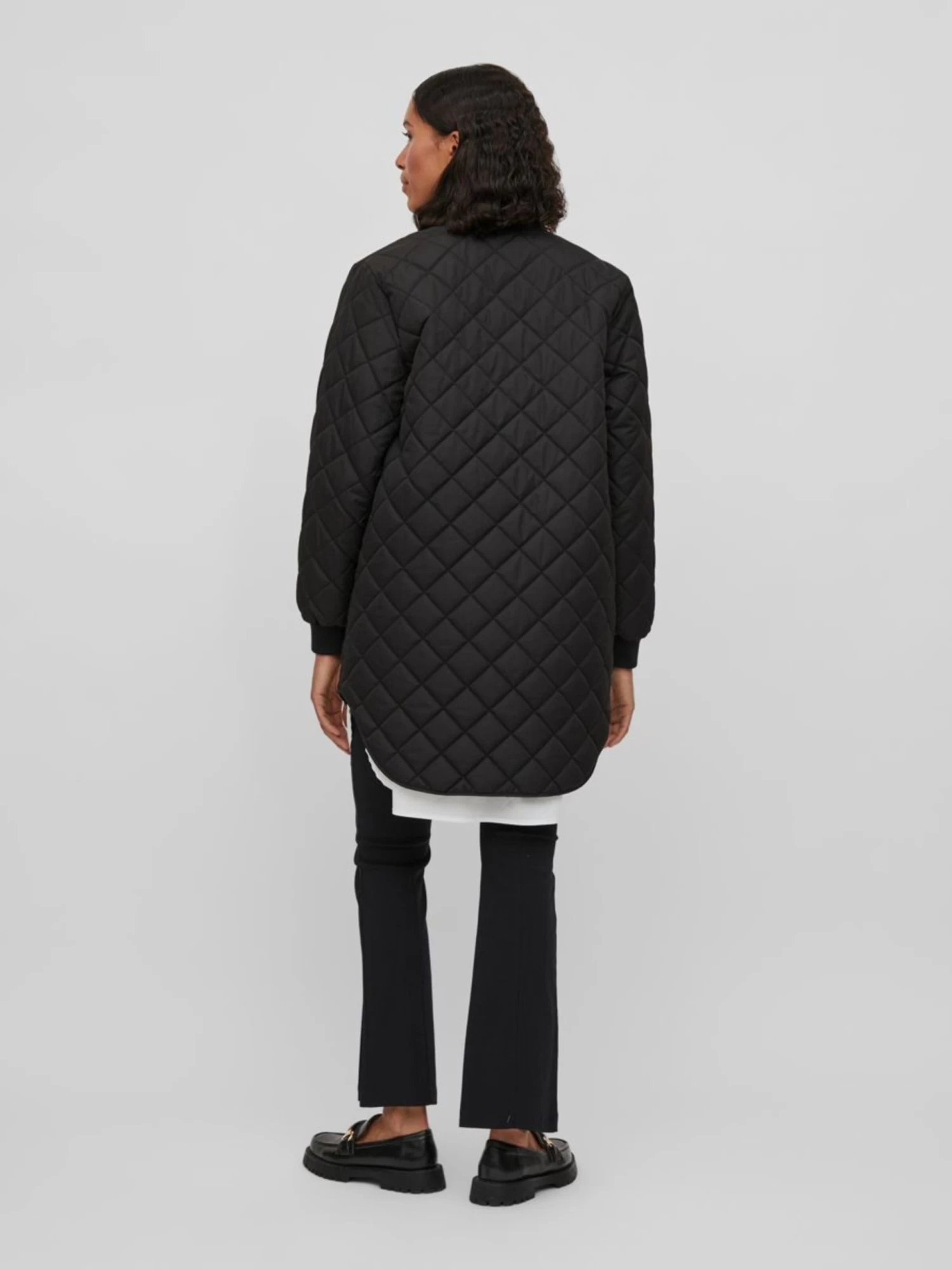 Vila Tussenjassen Tussenjas Dames Zwart 6 Vila Tussenjassen Tussenjas Dames Zwart - Afbeelding 4