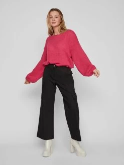 Vila Basic Truien Trui Dames Pink -Vila 9aefb388df160886c732c6d8de208779