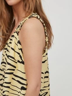 Vila Tanktops Top ALINIA Dames Pasteelgeel 11 Vila Tanktops Top ALINIA Dames Pasteelgeel -Vila 9b29de556254f0975b3024e690c824b3