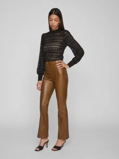 Vila Leren Broeken Flared Broek Nanna Dames Olijfgroen 12 Vila Leren Broeken Flared Broek Nanna Dames Olijfgroen -Vila 9c2be6cef2d58f704ddb04a39ff22839