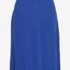 Vila Maxi Jurken Blousejurk Dames Blauw -Vila 9d19ab942d38d34cf0575d5b2c38c8a2