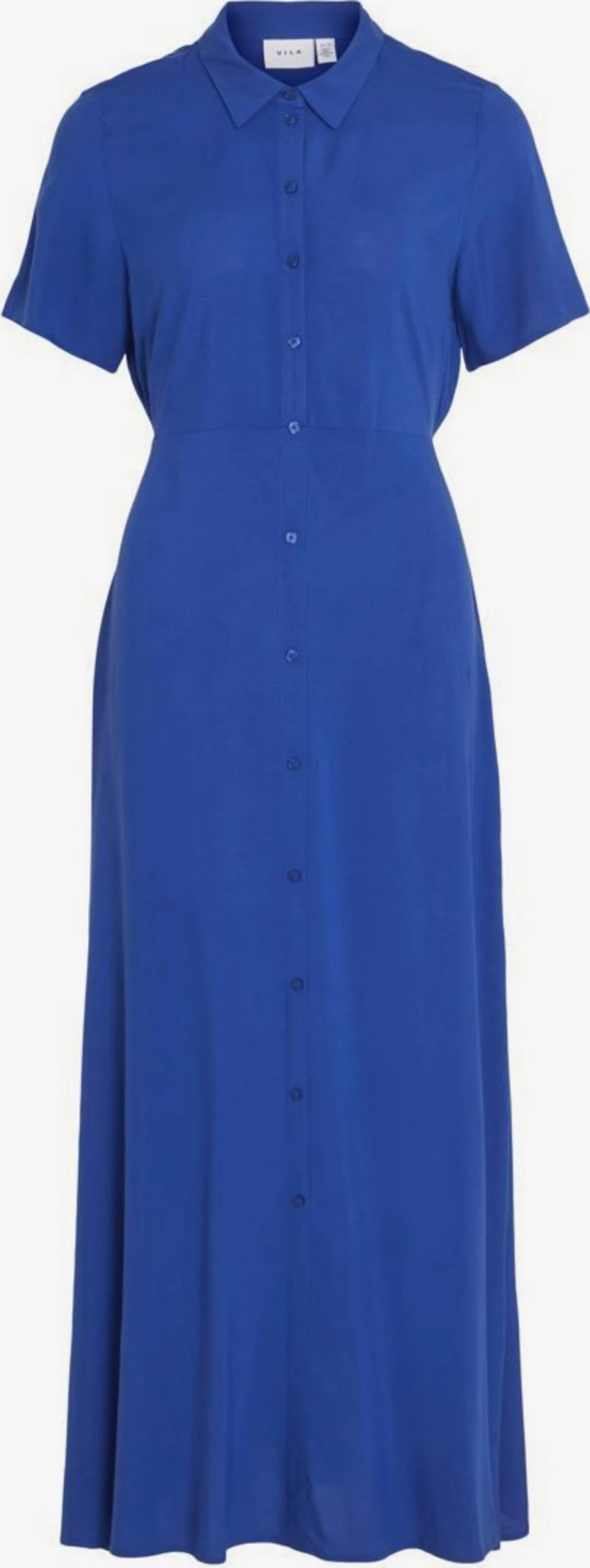 Vila Maxi Jurken Blousejurk Dames Blauw 3 Vila Maxi Jurken Blousejurk Dames Blauw