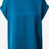 Vila T-shirts Shirt VIELLETTE Dames Blauw -Vila 9da2505469bc10ff1ddf637c11e028d2