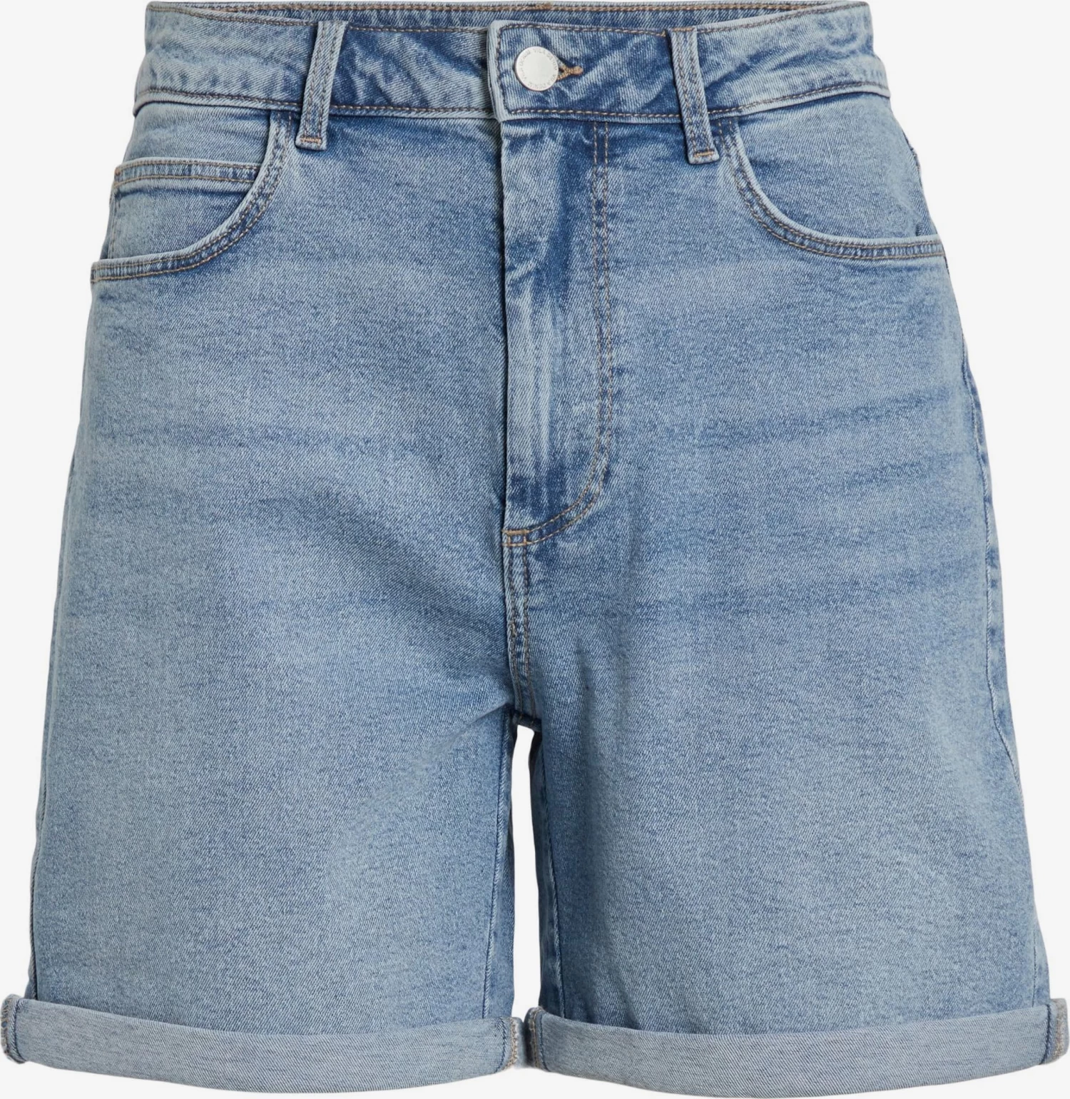 Vila Denim Shorts Regular Jeans Jo Dames Blauw 3 Vila Denim Shorts Regular Jeans Jo Dames Blauw