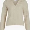 Vila Coltruien Trui COMET Dames Beige -Vila 9f4bb36c4e572159477fa93948e0f425