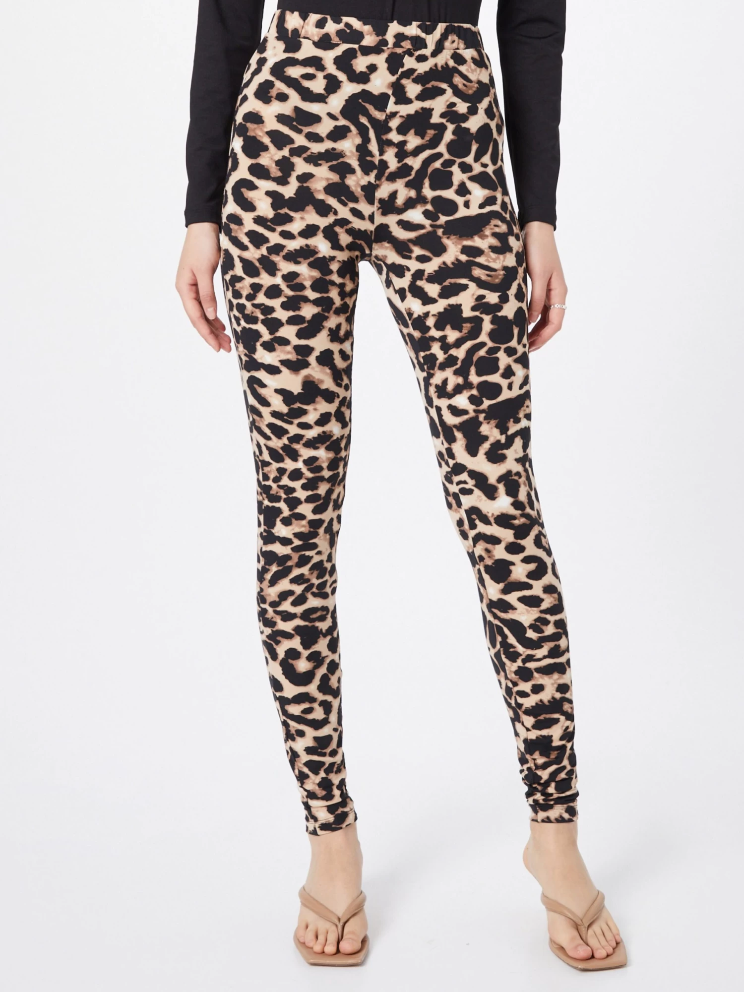 Vila Broeken Skinny Leggings Leoa Dames Bruin 4 Vila Broeken Skinny Leggings Leoa Dames Bruin - Afbeelding 2