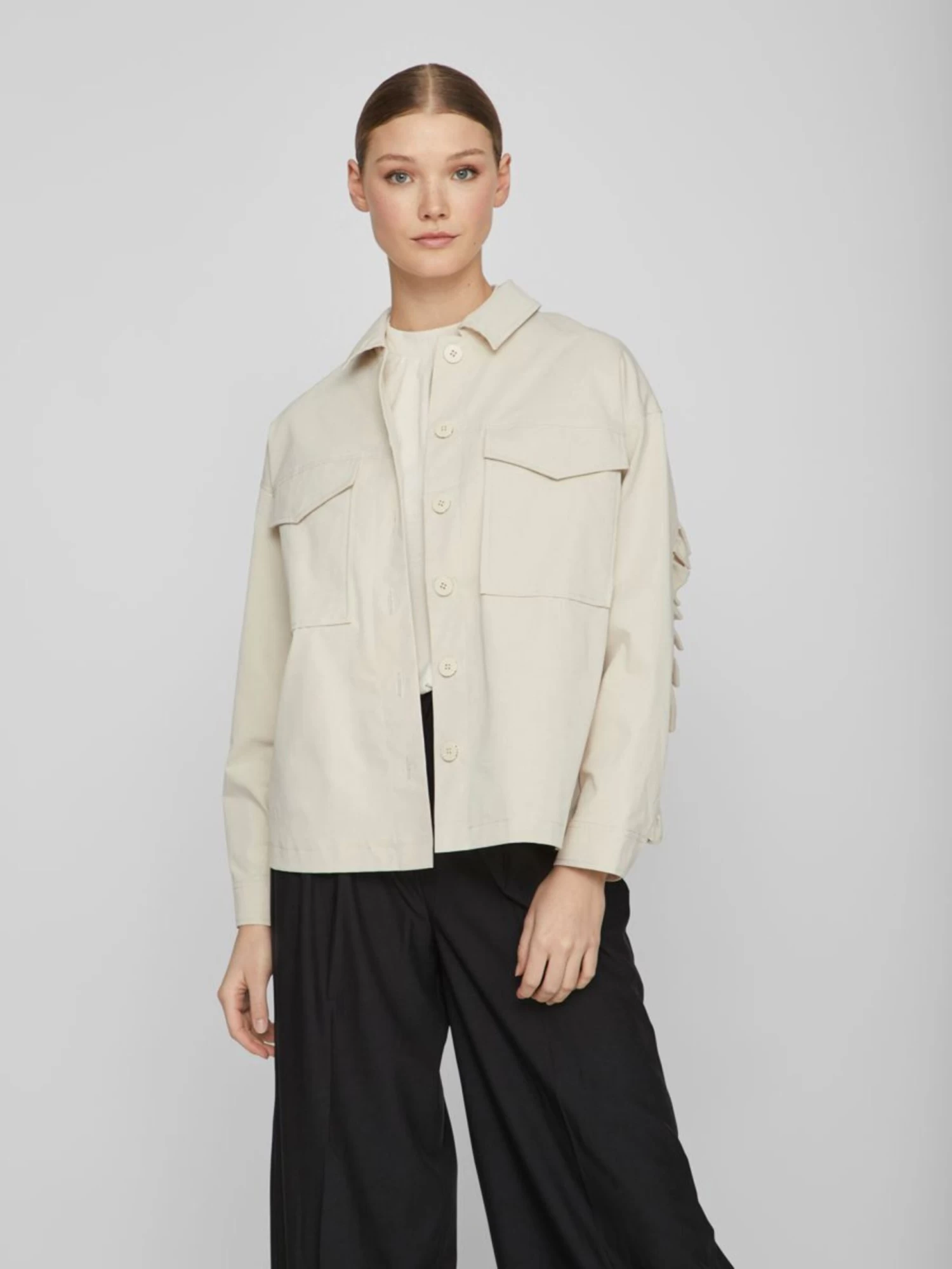 Vila Tussenjassen Tussenjas Dames Champagne 5 Vila Tussenjassen Tussenjas Dames Champagne - Afbeelding 3