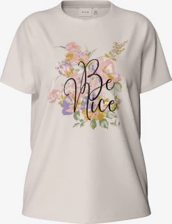 Vila T-shirts Shirt PURE Dames Wolwit