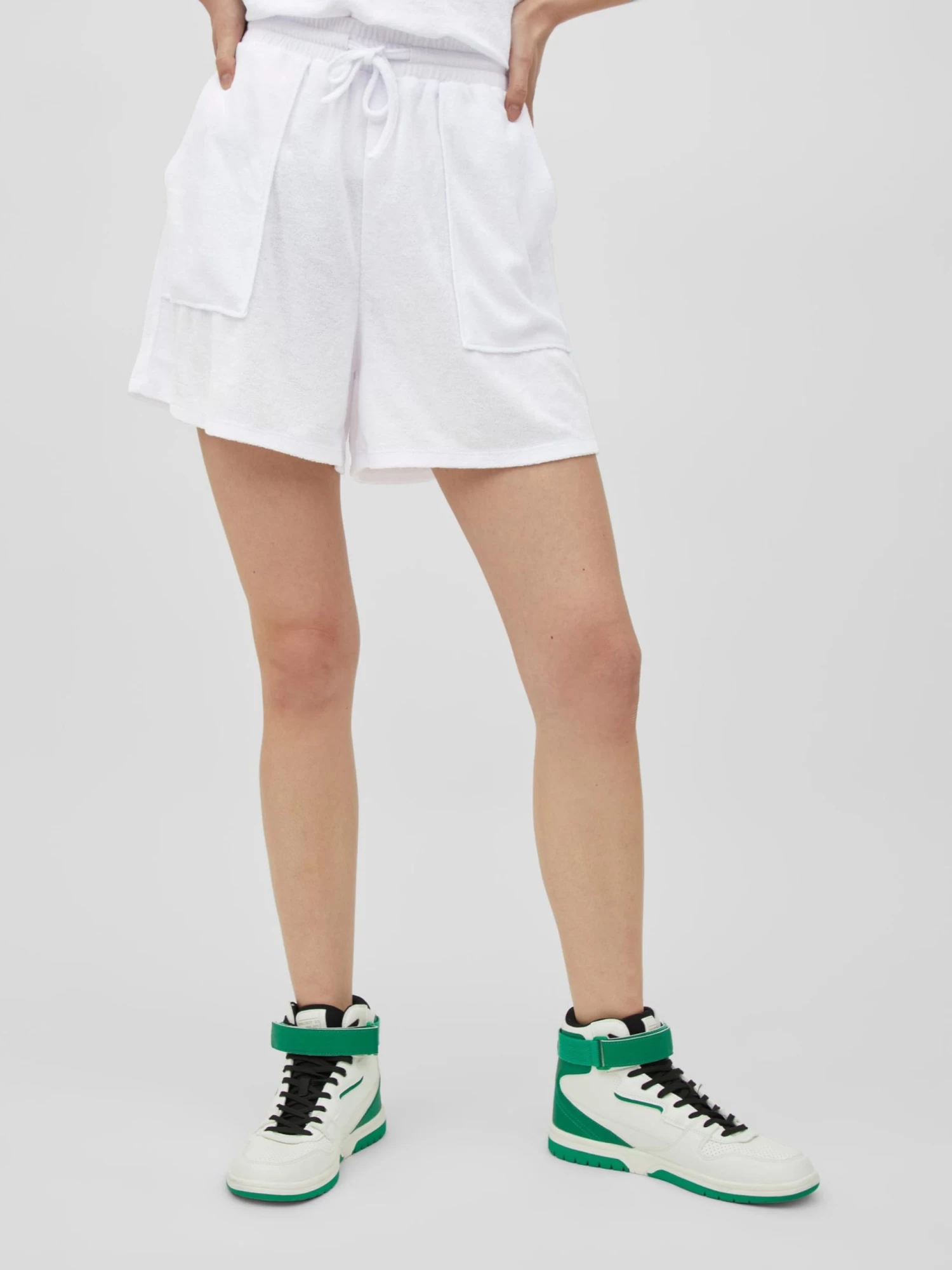 Vila Shorts Loosefit Broek Lule Dames Wit 5 Vila Shorts Loosefit Broek Lule Dames Wit - Afbeelding 3