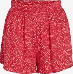 Vila Shorts Regular Broek NISJA Dames Donkerrood